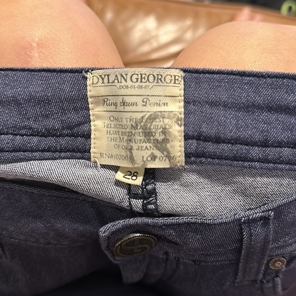 DYLAN GEORGE WOMEN LOW RISE CARA SKINNY BLUE JEANS SIZE 28 - Picture 7 of 7